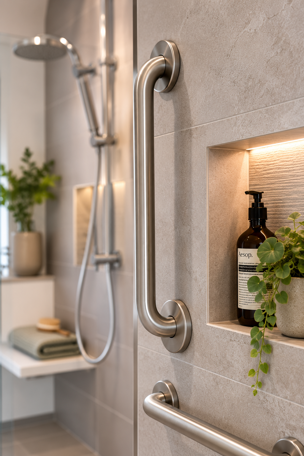 Shower enclosure detail
