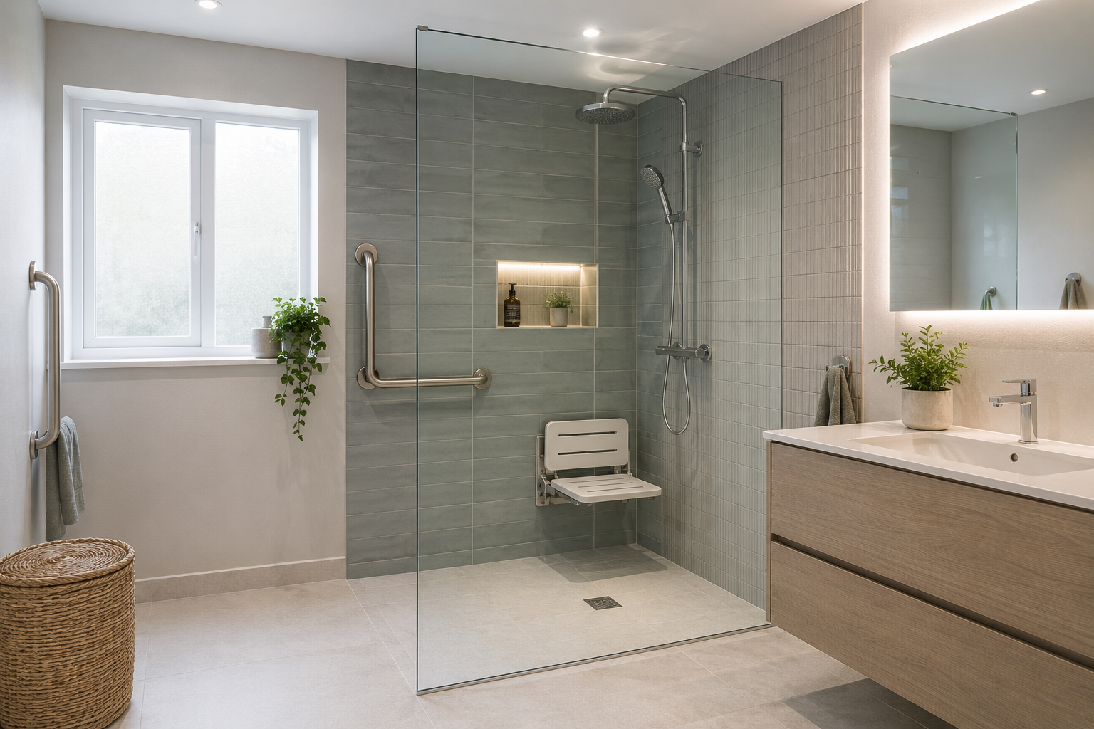 Wet-room detail