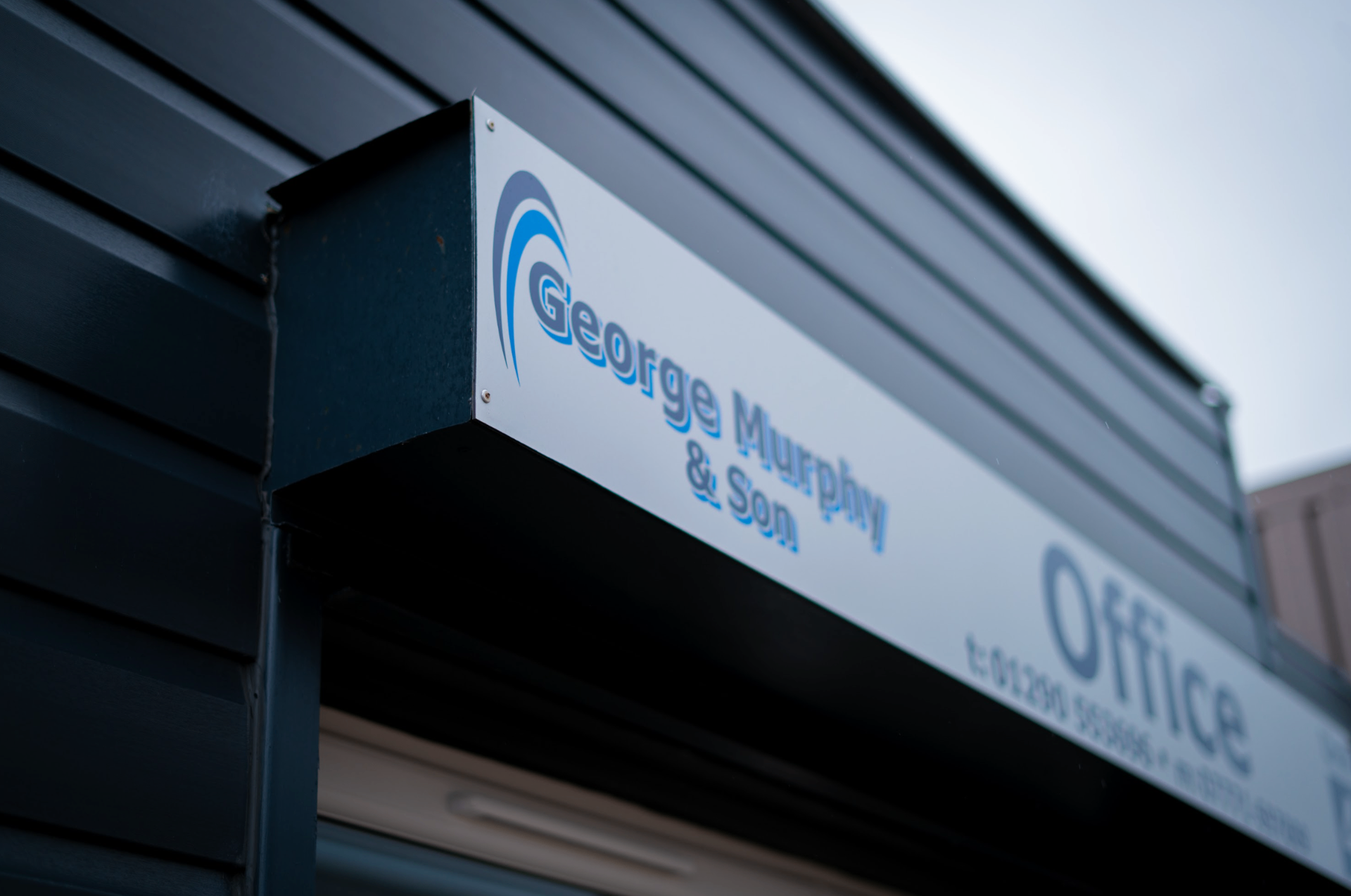 George Murphy & Son office sign